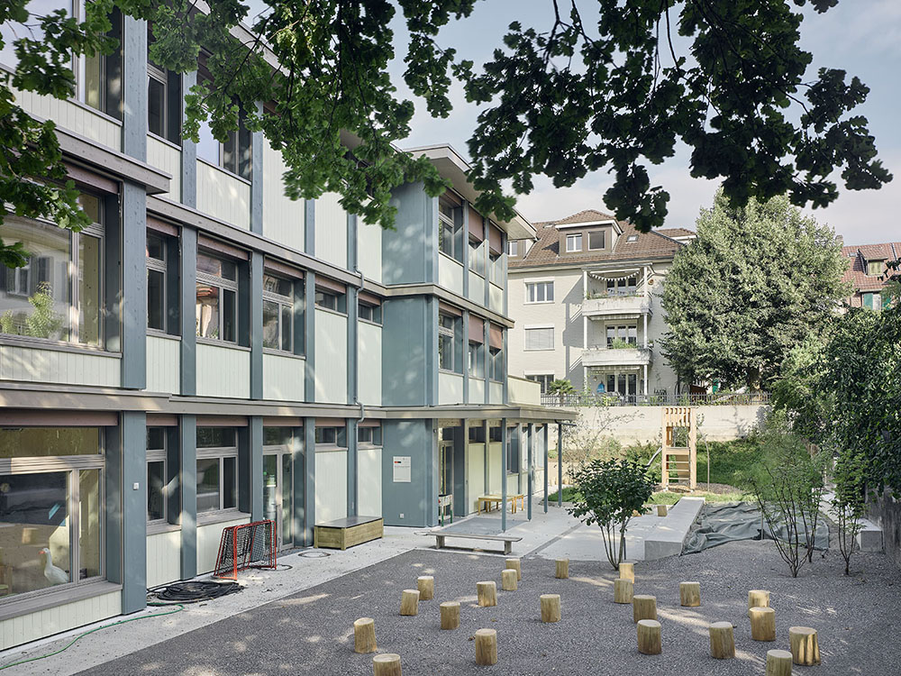 Hochbau Stadt Bern: Neubau Kindergarten Depotstrasse